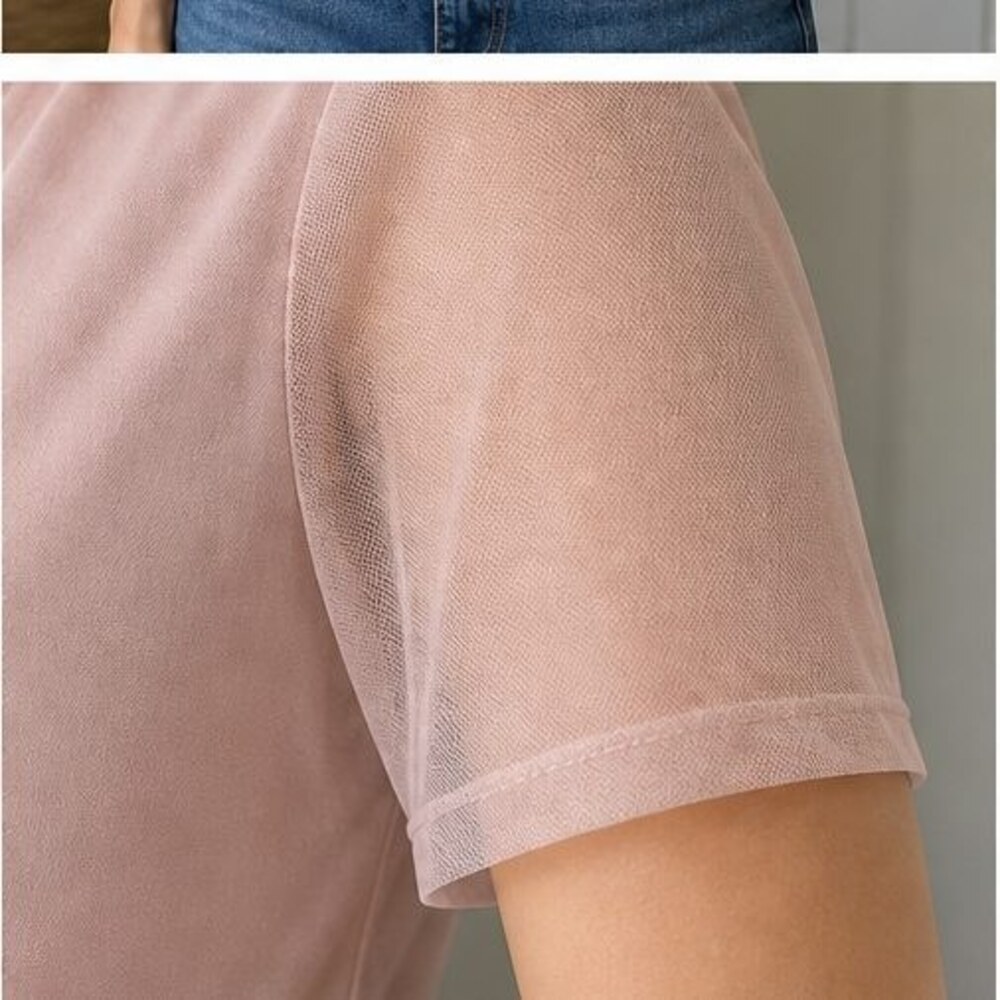 Blush Ruffle Blouse - Picture 5 of 6